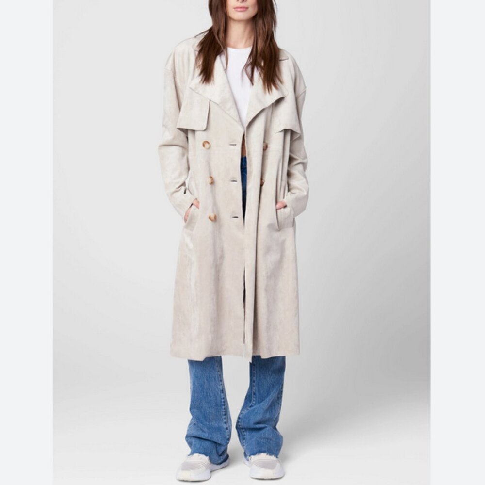 BLANK NYC Suede Jacket Coat